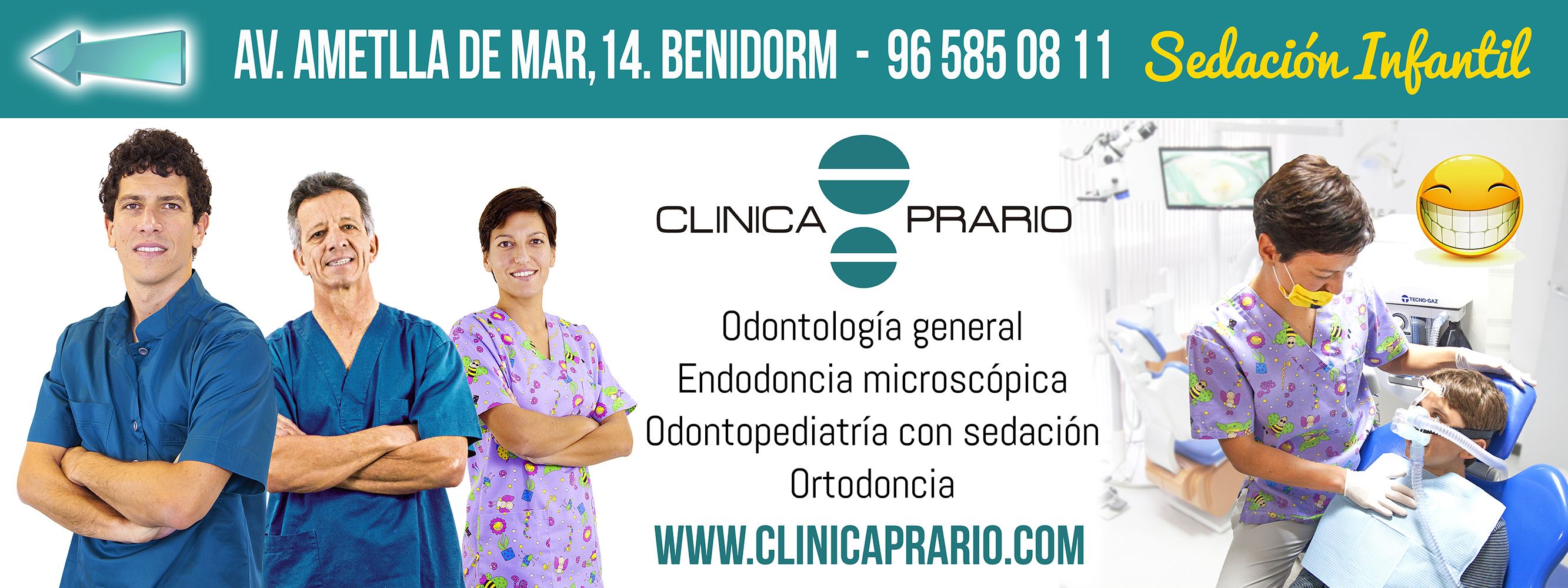 Clínica Dental Prario. Especialistas en endodoncia y odontología infantil